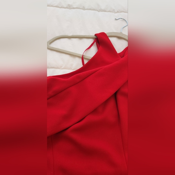COPY - MELANIE LYNE MAXI RED DRESS SIZE 6 LIKE NEW! - Picture 6 of 16